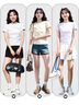 班尼路（Baleno）正肩短袖T恤女2025年夏季新款白色圆领透气修身时尚休闲百搭衣服 实拍图