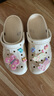卡骆驰crocs贝雅云彩女士洞洞鞋户外休闲鞋|208186 冬日白-11S(含智必星) 39 (250mm) 实拍图