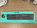 罗技（Logitech）MK275 键鼠套装 无线键鼠套装 办公键鼠套装 全尺寸 商务键鼠套装 带无线2.4G接收器 黑蓝色 实拍图