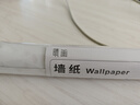 晴画铝盾墙纸自粘防水防潮墙贴卧室客厅壁纸遮丑贴纸 马卡龙白0.6*5米 实拍图