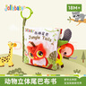 jollybaby尾巴布书早教婴儿撕不烂可啃咬玩具0一6个月宝宝手撕书-丛林 实拍图