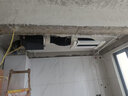 沃悉厨房专用嵌入式空调制冷单冷吸顶吊顶安装家用的无外机小型1.5匹专用机凉霸冷风扇 小1匹 套装 2200W/带灯款 实拍图