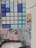 联想MK100机械键盘有线/蓝牙/无线键盘三模全键热插拔客制化男女生高颜值办公笔记本电脑电竞游戏键盘 蓝白色 青轴【三模连接+全键热插拔】 三模 99键 实拍图