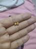 悦述黄金转运珠999足金古法小金珠金豆豆串珠圆珠单颗散珠diy金配件 5mm（古法金珠）约0.08-0.1g 实拍图