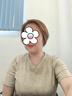 夏季新款扎染独特设计短袖t恤女大码宽松胖mm显瘦遮肚V领百搭上衣 K24-卡其色 XL 建议体重115-130斤 实拍图