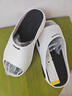 利达妮（TZLDN）踩屎感拖鞋男士夏季外穿厚底居家用浴室洗澡防滑运动户外凉拖鞋男 黯日白黑 【店长推荐】 44-45 【标准码】 实拍图