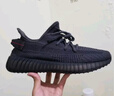 阿迪达斯YEEZY350黑玛瑙椰子夏日透气男女运动休闲鞋HQ4540 41 实拍图