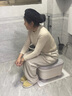 JCZS德国品牌蹲厕坐便凳蹲便改坐便器椅子神器老人孕妇辅助马桶 加厚加稳(PP硬垫款)-浅灰色 实拍图