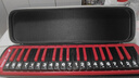 孔声（KONGSHENG）37键口风琴学生课堂教学演奏专用初中生成人吹管乐器 F-37S红黑色 实拍图