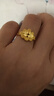 周六福（ZLF）  黄金戒指女活口足金999心心相印女戒 计价 15号-3.43g 实拍图