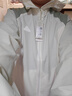 adidas情侣凉感UPF50+连帽外套轻薄防晒衣男女阿迪达斯官方轻运动 汉玉白 L 实拍图