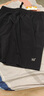 361°运动短裤男2025年新款夏季速干吸湿五分裤透气弹力男裤 【男款】纯黑【4725】 2XL 实拍图