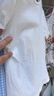 优奇婴儿衣服夏季薄款纯棉连体衣新生幼儿睡衣宝宝纱布哈衣夏装空调服 夏款【闭档】奶白 90cm 实拍图