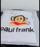 大嘴猴（paul frank）t恤男夏季纯棉重磅短袖男宽松休闲内搭打底衫潮男装 白色 XL  实拍图