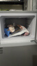 长城（GREAT WALL FRIDGE）家用迷你小冰箱小型冷冻冷藏保鲜宿舍出租房办公室节能省电双开门电冰箱 银色108L【一级能效 全国联保】 实拍图