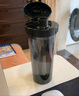 特百惠（Tupperware）茶韵500ML塑料杯男女士学生夏季运动水杯子户外便携大容量 奶茶棕 实拍图