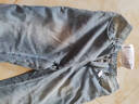 顶峰保罗（Dingfengbaoluo）直筒牛仔裤男春秋宽松美式休闲阔腿裤子WH75怀旧蓝2XL 实拍图