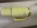STANLEY巨无霸吸管杯水杯保温杯大容量办公车载不锈钢杯子887ML-柚黄 实拍图