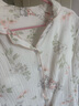 ROVO纯棉孕妇夏季月子服睡衣产后哺乳100%纯棉开衫套装喂奶专用居家服 天使兔【带胸垫】 XL（适合于140-160斤） 实拍图