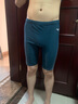 美津浓（MIZUNO）泳裤男士防尴尬大码长款5分裤专业速干抗氯游泳衣装备B1127兰L 实拍图