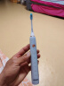 康佳智能电动牙刷成人学生儿童情侣声波牙刷自动充电牙刷洁牙仪器生日礼物教师中秋节礼物实用送男女友 Pro2-护龈洁牙-15种模式-马卡龙蓝 实拍图