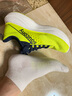 Saucony索康尼驭途17跑鞋男减震透气训练鞋跑步运动鞋子RIDE17 荧光绿兰220 41 实拍图