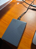 西部数据（WD）6TB 移动硬盘 兼容type-c My Passport随行版2.5英寸 灰 机械硬盘 笔记本电脑外接 大容量加密存储 实拍图