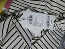 德玛纳【悠闲派】夏季简意复古条纹五分袖打底衫小个子宽松遮肉女式t恤 实拍图
