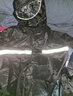 乐优佰易 反光成人雨衣套装分体式 C牛津布单帽檐 XXL 防暴雨含雨裤骑车交通 实拍图