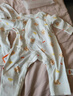 贝瑞加（Babyprints）宝宝连体衣2件装纯棉婴儿衣服柔软满月服长袖哈衣家居爬服 兔鹿66 实拍图