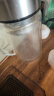 富光双层玻璃杯支持团购定制泡茶杯办公杯带把 大容量男女水杯子580ML 实拍图