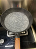SOWE素味炒锅 钛钻耐磨不粘锅 0化学涂层煎锅 电磁炉燃气灶通用 28cm 实拍图