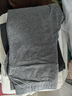 猫人（MiiOW）纯棉秋裤女单件薄款高腰全棉衬裤美体棉毛裤弹力打底大码春秋季 深灰色 XXL 实拍图