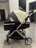 可美嘉婴儿推车可坐可躺轻便折叠新生儿双向婴儿车高景观宝宝手推车 墨韵白Pro Max+(全罩+轻便护脊) 实拍图