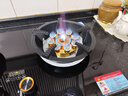 樱花雪燃气灶双灶家用猛火灶天然气灶煤气灶防干烧5.2kw大火力不锈钢液化气灶罐装专用台式嵌入式灶具 【微晶纳米玻璃】双九腔直喷定时款+全铜火盖 液化气 实拍图