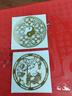 鲤鱼莲花图卫生间门隐形贴莲花贴牌挂件荷花贴大门对厕所在西北 荷花锦鲤贴-1张 实拍图