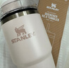 STANLEY网红吸管杯水杯保温杯大容量办公车载不锈钢杯子591ML-米白色 实拍图