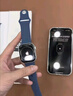Apple Watch Series 10 智能手表42毫米银色铝金属表壳丹宁色运动型表带M/L【蜂窝款】MWXK3CH/B 实拍图