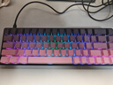 ATK68 V2/V3 电竞磁轴键盘 有线单模 客制化电竞无畏契约 PBT透光键帽RT模式68键游戏机械键盘 ATK68 V2 黑莓侧刻（磁玉轴） 实拍图
