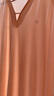 全棉时代（PurCotton）2025夏新品女士凉感水光棉家居裙垂顺柔润 超凡粉橘 XL (170) 实拍图