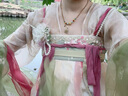 十三余小豆蔻儿[佩玉春风]刺绣粉色裙子印花对襟衫唐制汉服女原创 齐胸裙 M 实拍图
