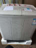美的（Midea）洗衣机半自动双桶 MP80-DS805  8kg大容量 半自动洗衣机 洗8kg+甩5.5kg 双桶双缸洗衣机 以旧换新 实拍图