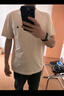 杰克·琼斯（JACK&JONES）25年男装T恤男夏季T恤舒适男士短袖凉感多色上衣纯色水洗不易走形 E38藏蓝色 预售6月23日发货 3XL 实拍图