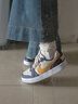 耐克（NIKE）女鞋 2025新款夏季时尚潮流休闲鞋轻便舒适低帮板鞋子大童鞋 藏青/橙-127 38 实拍图