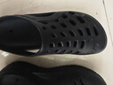 迪卡侬（DECATHLON）游泳男士凉鞋沙滩拖鞋洞洞鞋外穿NABD2028001深蓝色网格款43码 实拍图