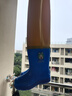 熊火儿童下水裤户外玩水服捉鱼赶海半身涉水裤背带连体鞋防水沙滩 27 鞋内17.5cm 实拍图