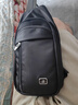 稻草人男士胸包随身旅行休闲单肩斜挎包手机腰包帆布背包骑行学生通勤 实拍图