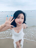 小野七天纯欲辣妹风不规则下摆开叉连衣裙浪漫氛围感修身蕾丝吊带长裙夏季 M 实拍图