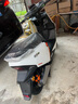 绿源（Luyuan）【新款】电动摩托车S70 成人高速电动车72V26Ah石墨烯数字化电池 超长续航通勤代步外卖智能电摩 光纤白-全新升级 实拍图