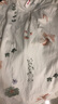 芬腾睡衣女士纯棉清新花卉圆领长袖柔软家居服套装 实拍图